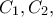 C_1 ,C_2 ,