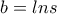 b=lns