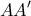 \displaystyle{AA{'}}
