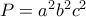 P=a^2b^2c^2