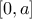 [0,a]