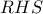 \displaystyle{RHS}