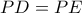 PD=PE