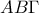\displaystyle{AB\Gamma\Gelta}