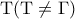 \displaystyle{{\rm T} ({\rm T}\neq {\rm \Gamma})}