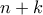 n+k