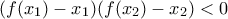 (f(x_1)-x_1)(f(x_2)-x_2)<0