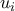 u_{i}