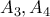 A_{3},A_{4}