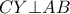 CY \bot AB
