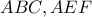 ABC,AEF