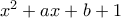 x^2+ax+b+1