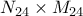 N_{24} \times M_{24}