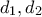 d_1, d_2