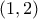 \left( 1,2\right)