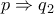 p\Rightarrow q_2