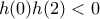 h(0)h(2)<0
