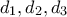 d_1, d_2, d_3