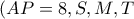 (AP=8 , S , M , T 