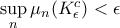 \sup \limits_n \mu_n(K_{\epsilon}^c) < \epsilon 