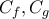 C_{f} ,C_{g}