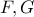 F,G