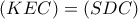 (KEC) = (SDC)