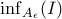 \inf_{A_\epsilon}(I) 