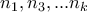 n_1,n_3,...n_k