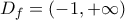 D_f=(-1,+\infty)}