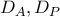 D_A,D_P