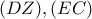 \displaystyle{(DZ) , (EC)}