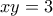 xy=3