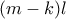 (m-k)l