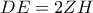 DE = 2ZH