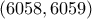 (6058,6059)