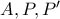 A,P,P'