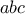 abc