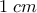\displaystyle{1\; cm}