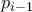 p_{i-1}