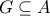 G\subseteq A