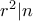 r^2|n