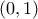 \displaystyle{\left( {0,1} \right)}