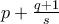 p+\frac{q+1}{s}