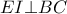EI \bot BC