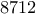 \displaystyle{8712}