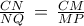\frac{CN}{NQ}\,=\,\frac{CM}{MP}