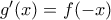 g'(x)=f(-x)