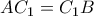 AC_1=C_1B