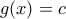 g(x)=c